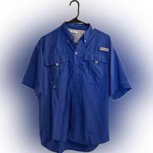 Columbia Men's Vibrant Blue Casual Shirt